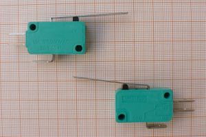 Microintrerupator (limitator), cu lamele, verde, 5A/250V, 16x10x28mm
