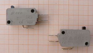 Microintrerupator (limitator), fara lamele, verde, 5A/250V, 16x10x28mm