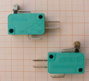 Limitator_micro cu lamele si rola Negru 5A/250V/16*10*28mm