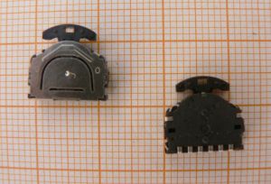 Push buton tip tast pocnitoare, SMD, Off-(On), 3x1circ/6pol, 12x12x3,5mm