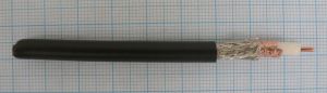 Cablu tip LMR240, 50 Ohm, 1,42mm cupru, folie cupru + 95% cupru cositorit, 6,1mm PVC, colac 305m
