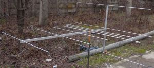 Antena Yagi FM profesionala, 9.7 dbi castig
