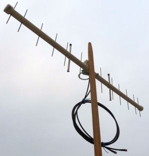 Antena directionala pentru amplificarea semnalului LoRa 868 miner (Helium) MHz 11.7+11.7 dBi