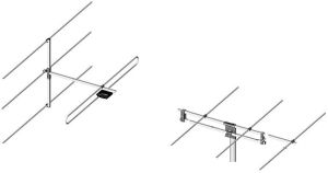 Aantena Yagi FM profesionala,11 ELEMENTE,  10.9 dbi castig