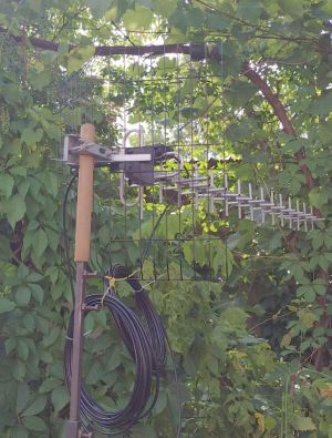 Antena Yagi MIMO LTE Banda 8, 20, 28 - Telefonie Mobila, 2 Polarizari (16+14 dBi)