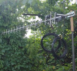 Antena Yagi MIMO LTE Banda 8, 20, 28 - Telefonie Mobila, 2 Polarizari (16+14 dBi)