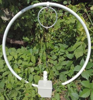 Antena bucla magnetica Ø630mm fara LNA - receptie HF extinsa pentru semnale slabe