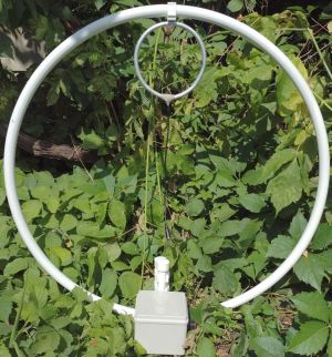 Antena Bucla Magnetica Ø630mm cu Amplificator pentru Receptie FM (Radio)