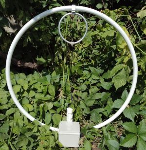 Antena Bucla Magnetica Ø630mm cu Amplificator pentru Receptie FM (Radio)