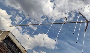 Antena Yagi 7 Elemente gamma match pentru comunicatii 148-150 MHz - Castig 11 dBi