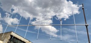 Antena Yagi 7 Elemente gamma match pentru comunicatii 148-150 MHz - Castig 11 dBi