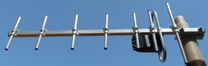 Antena pentru amplificare semnal telefonie mobila GSM, 8 elemente, castig 9,8dBi