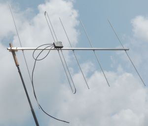 Antena Yagi comunicatii, 5 elemente, banda 2m (144-148MHz), polarizare verticala