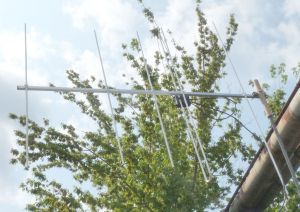Antena Yagi comunicatii, 5 elemente, banda 2m (144-148MHz), polarizare verticala