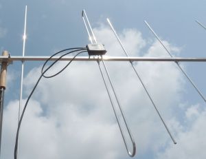 Antena Yagi comunicatii, 5 elemente, banda 2m (144-148MHz), polarizare verticala