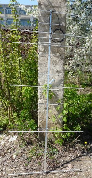 Antena Yagi comunicatii, 6/10 elemente, banda 2m/70cm, polarizare orizontala