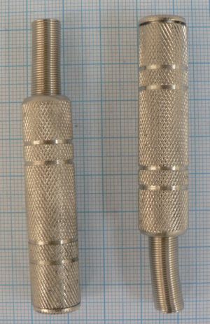 Mufa jack mama 6,3mm stereo, pe cablu 6,5mm (carcasa metalica)