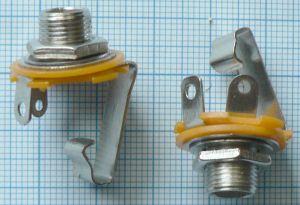 Mufa jack mama 6,3mm mono, pe panou