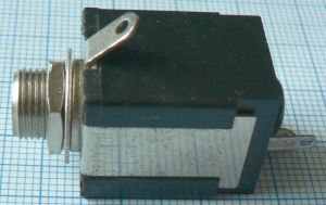 Mufa jack 6,3mm mama stereo, pe panou (varianta A)