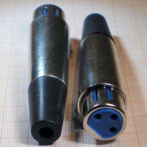 Mufa XLR-3pini, mama, pe cablu 5.5mm
