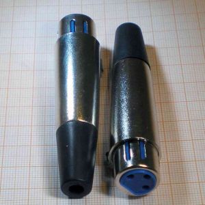 Mufa XLR-3pini, mama, pe cablu 5.5mm