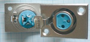 Mufa XLR-3pini, mama, panou