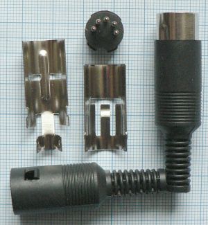 Mufa XLR-3 mama pe cablu 3pini cu surub 5.5mm