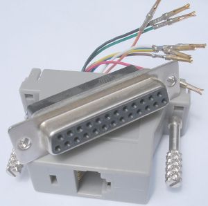Adaptor/reductie 15 pini mama - UTP mama