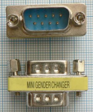 Adaptor/reductie DSUB 9 pini tata - DSUB 9 pini tata