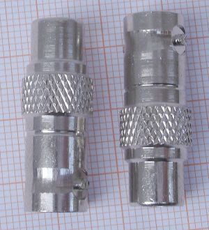 Adaptor/reductie BNC mama - RCA mama