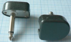 Mufa jack tata 6,3mm mono, pe cablu 7mm