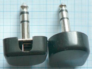 Mufa jack tata 6,3mm stereo, pe cablu 7mm