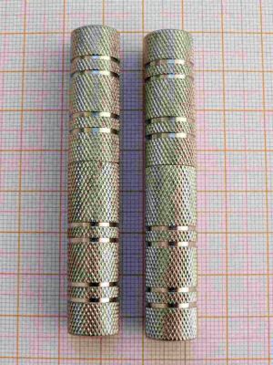 Adaptor/reductie jack 6,3mm mama stereo - jack mama 6,3mm stereo, metal