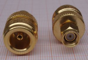 Adaptor/reductie SMA R.P. tata-N mama