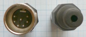 Mufa XLR-7 pini, tata, cablu 3.9mm