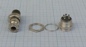 Mufa microfon MIC325, 5 pini mama, 3.9mm
