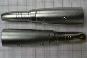 Adaptor/reductie XLR tata-Jack 6.3 mama.mono