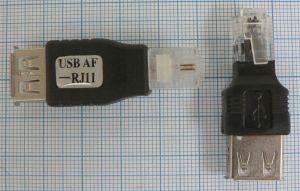 Adaptor/reductie 6/4 tata - USB mama