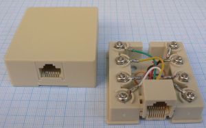 Priza telefon, 8/8, ISDN
