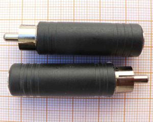 Adaptor/reductie RCA tata - jack mama 6,3mm