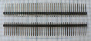 Sir de pini, soclu sir, 40 pini, tata-tata, distanta intre pini 2,54mm