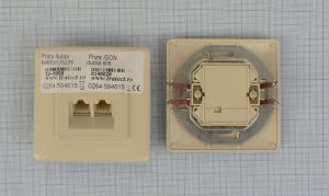 Priza telefonica ISDN, dubla, 8P8C IT