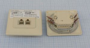 Priza telefonica ISDN, dubla, 8P8C IT