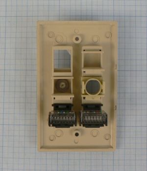 Placa keystone, 5 module