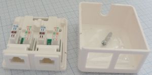 Priza UTP rj45 dubla, cat 5