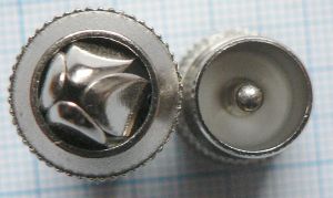 Mufa TV tata, pe cablu 6,5mm (carcasa metalica scurta)