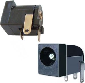 Mufa/conector DC mama, pe placa, 2,5mm