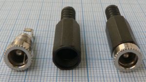 Mufa/conector DC mama, pe cablu 2,5mm