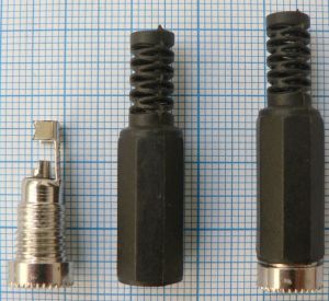 Mufa/conector DC mama, pe cablu 2,5mm