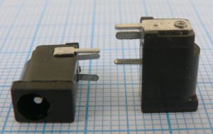 Mufa/conector DC mama, pe cablu 3.1 mm